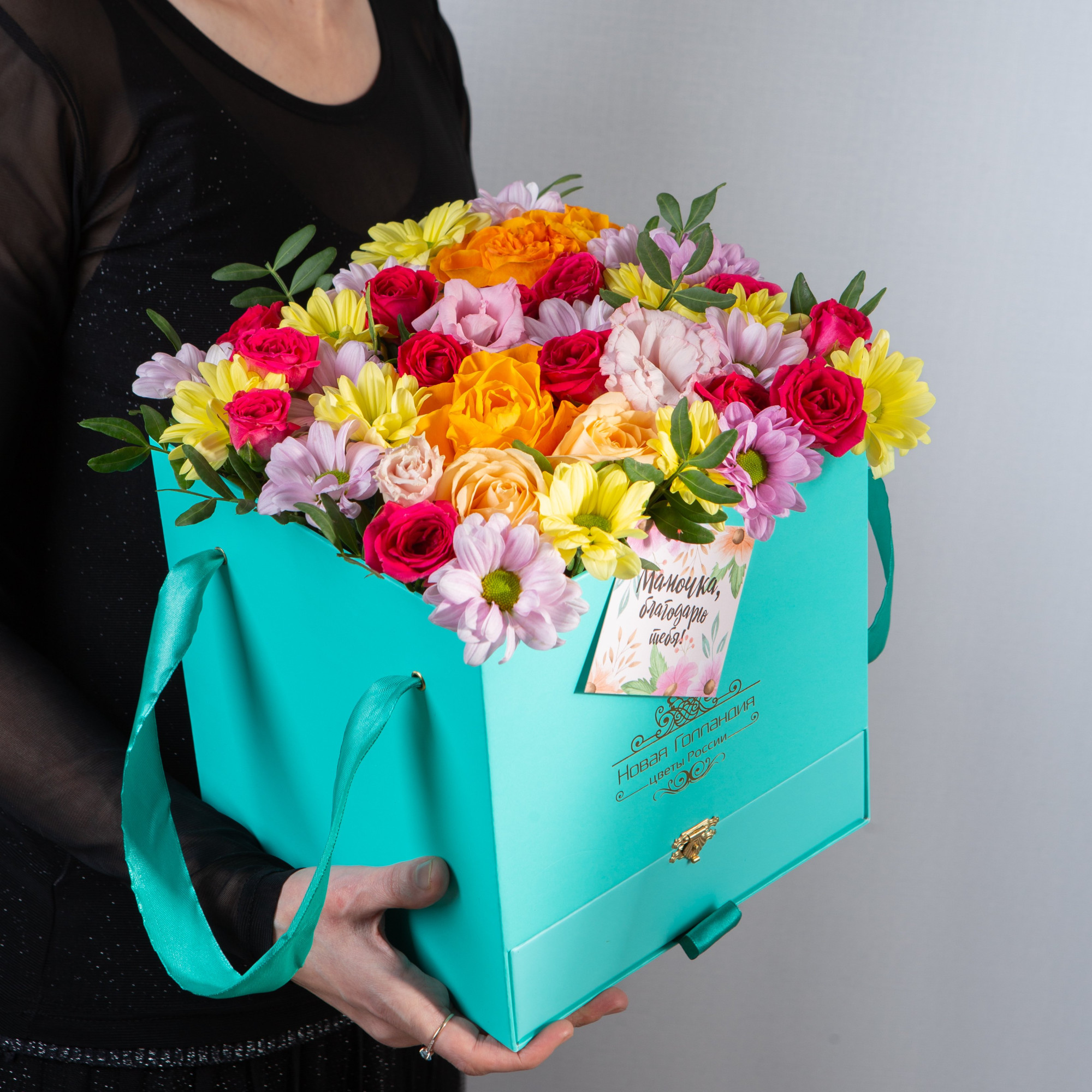 Коробка квадратная тиффани