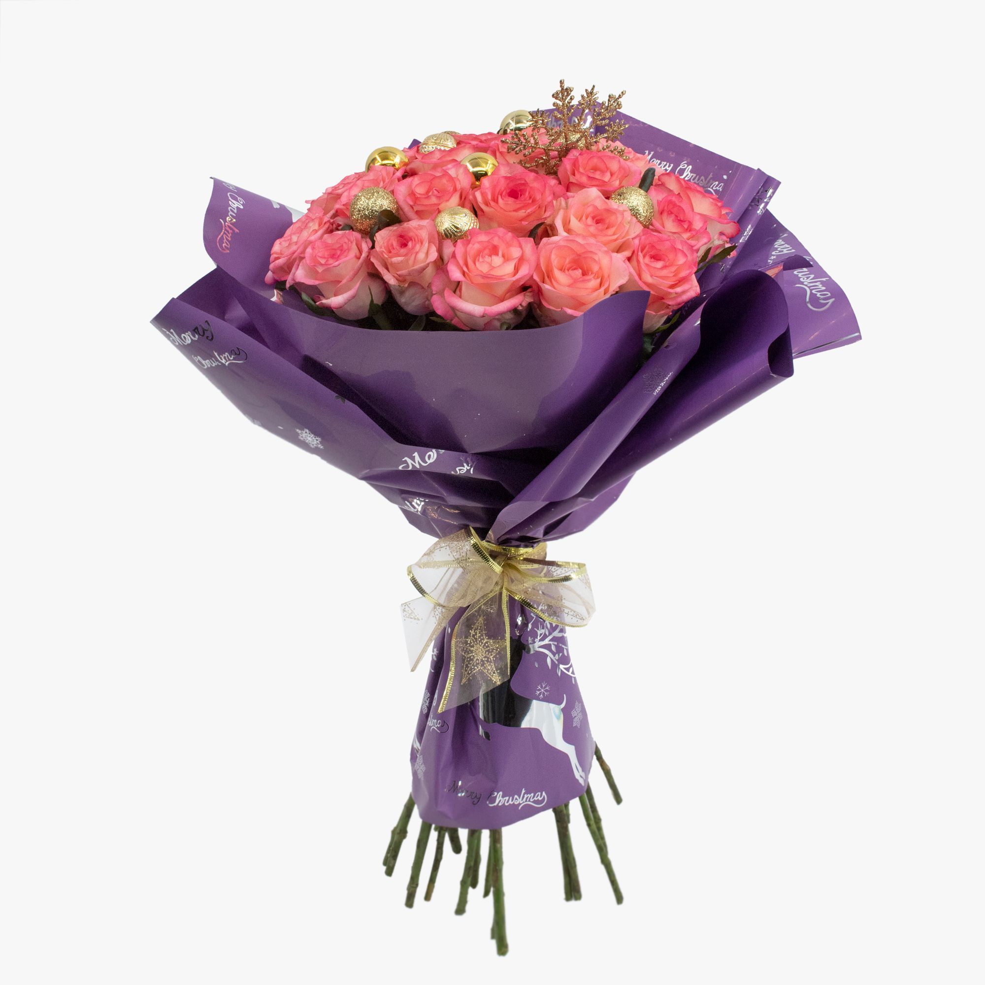 Букет Минуты Волшебства  из розовой розы