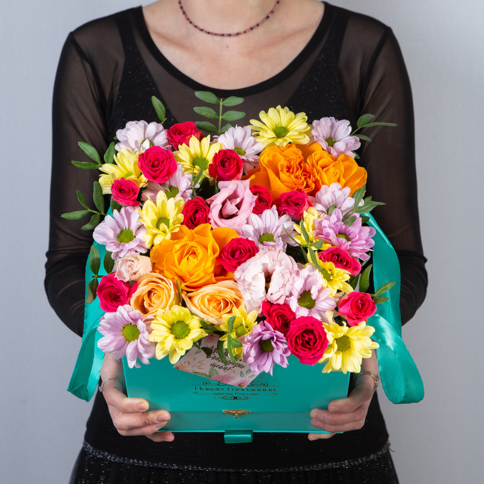 Коробка квадратная тиффани