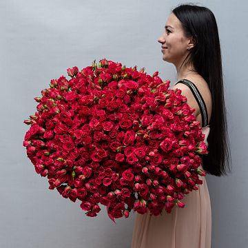 Букет 101 кустовая роза