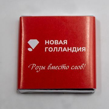 Мини-шоколадка "Розы вместо слов"